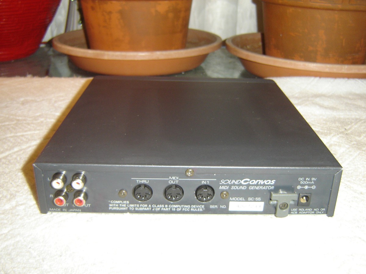 Roland SC-55, Sound Canvas, Midi Sound Generator, Sound Module