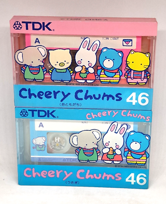 TDK CHEERY CHUMS 46 SET Blank Audio Cassette Tape (Sealed) NEW | eBay