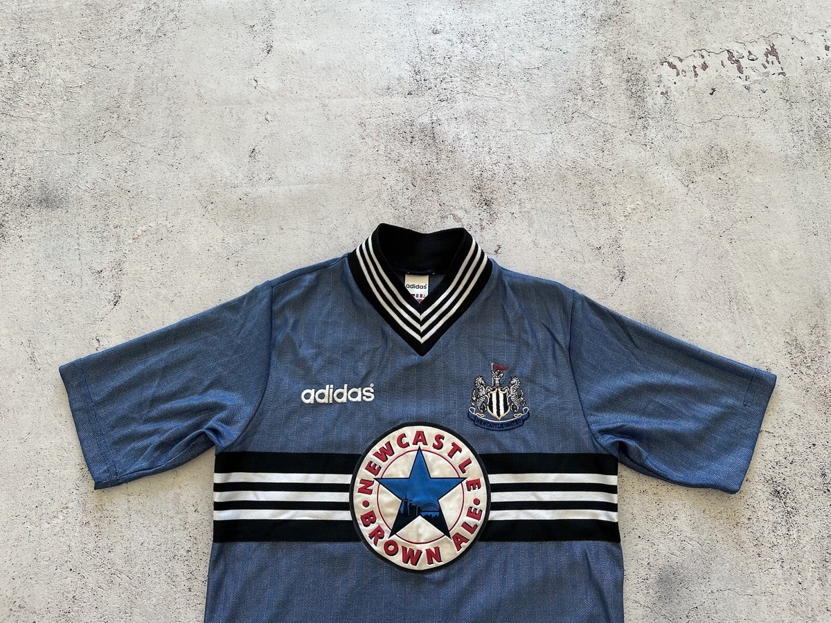 NEWCASTLE UNITED 1995/1997 AWAY SOCCER JERSEY VINTAGE ADIDAS