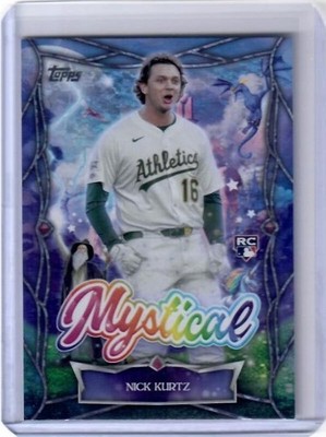 2025 Topps Update Nick Kurtz Mystical Insert Card Oakland