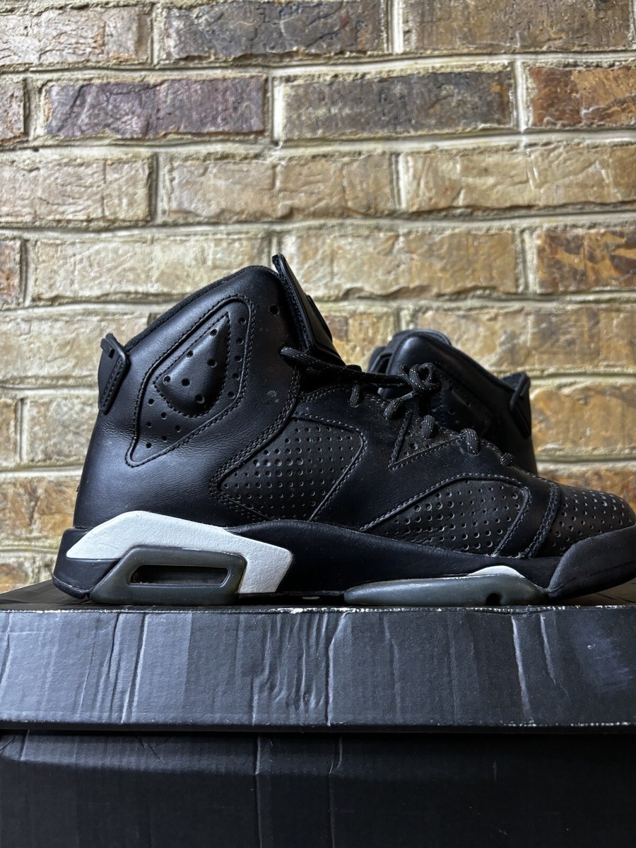 Nike Air Jordan VI 6 Retro BG Black Cat 384665-020 Size 6.5 / wmns