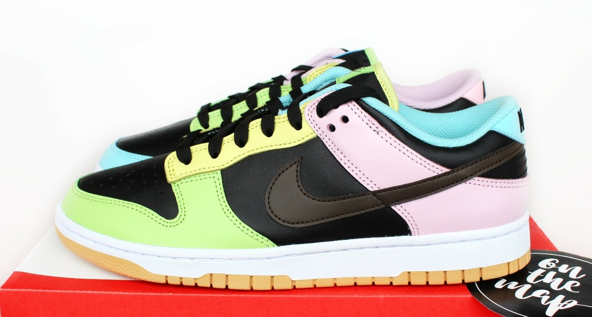 Nike Dunk Low Retro SE Free 99 Black Multi Candy UK 5 6 7 8 9 10