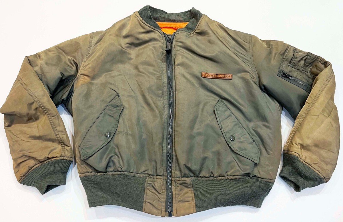 Avirex MA-1 VF-117 Privateers Military Patches Bomber Full Zip