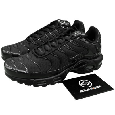 Nike Air Max Plus Low Triple Black - 604133-050 | eBay