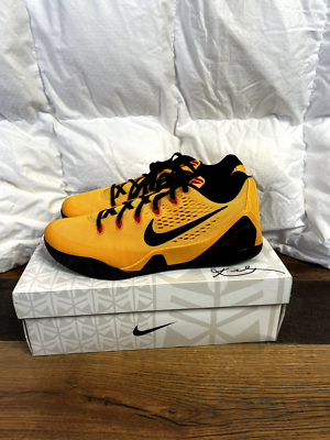 RARE Nike Kobe 9 EM Bruce Lee 2013 646701-700 Sz 12 Men's Shoes
