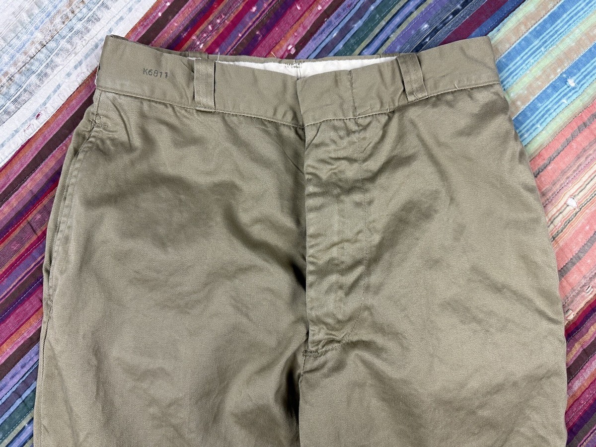 Vintage 70s US Military Trousers Pants Mens 26x27 Type 1 Class 1