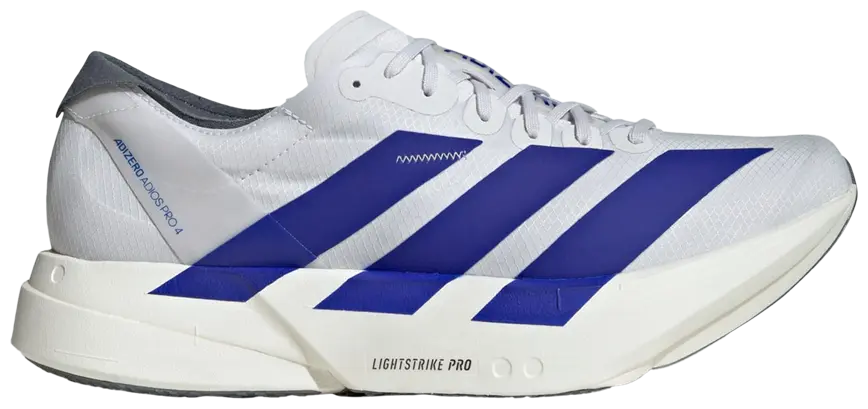 Adidas Adizero Adios Pro 4 Lucid Blue Dash Grey Onix JS1884 Mens