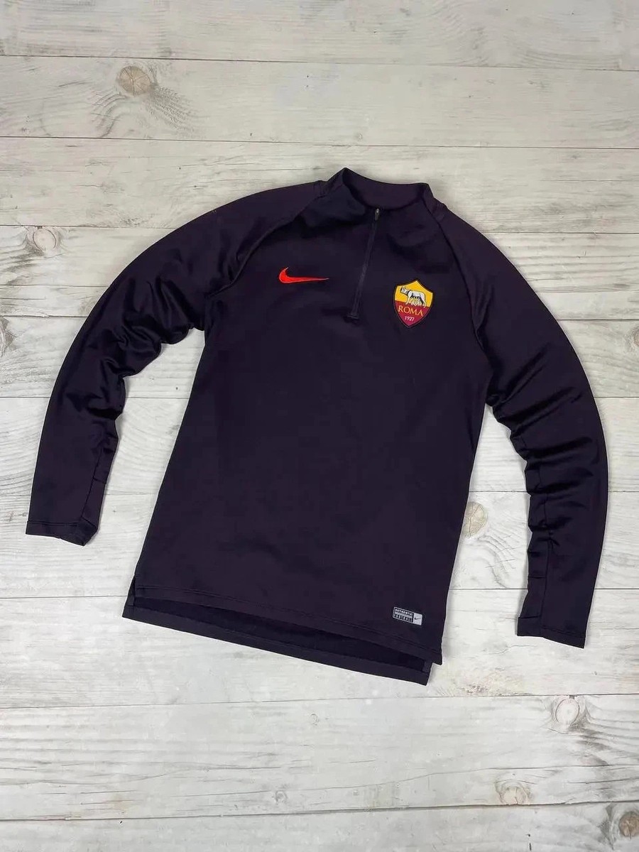 Nike AS Roma 2018 2019 Training Drill Top Soccer Jersey Long