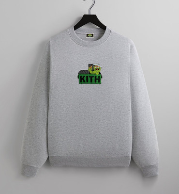 Kith for Sesame Street Oscar the Grouch Nelson Crewneck Sweatshirt