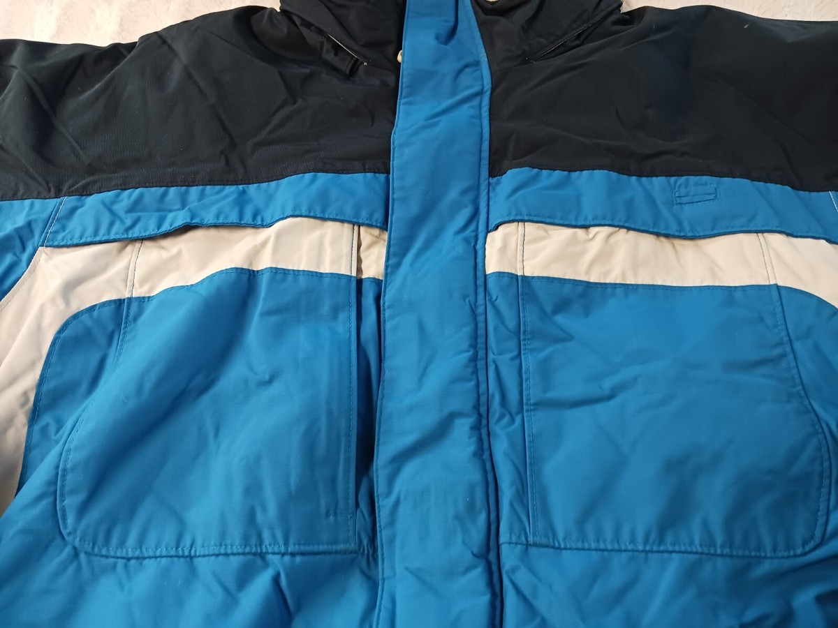 Columbia Convert Ski Jacket Mens XL Y2K Insulated Stowaway Hood