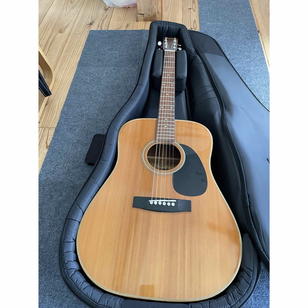 Acoustic Guitar Morris W-18 Natural Made in 1974 with Semi Hard