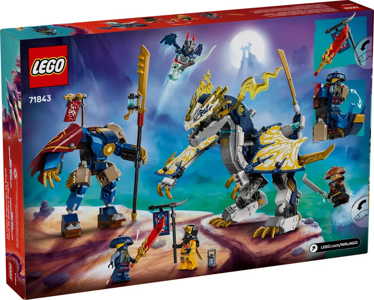 LEGO Ninjago 71843 Rogue's Dragon Rider Mech Suit Set 584pcs Japan