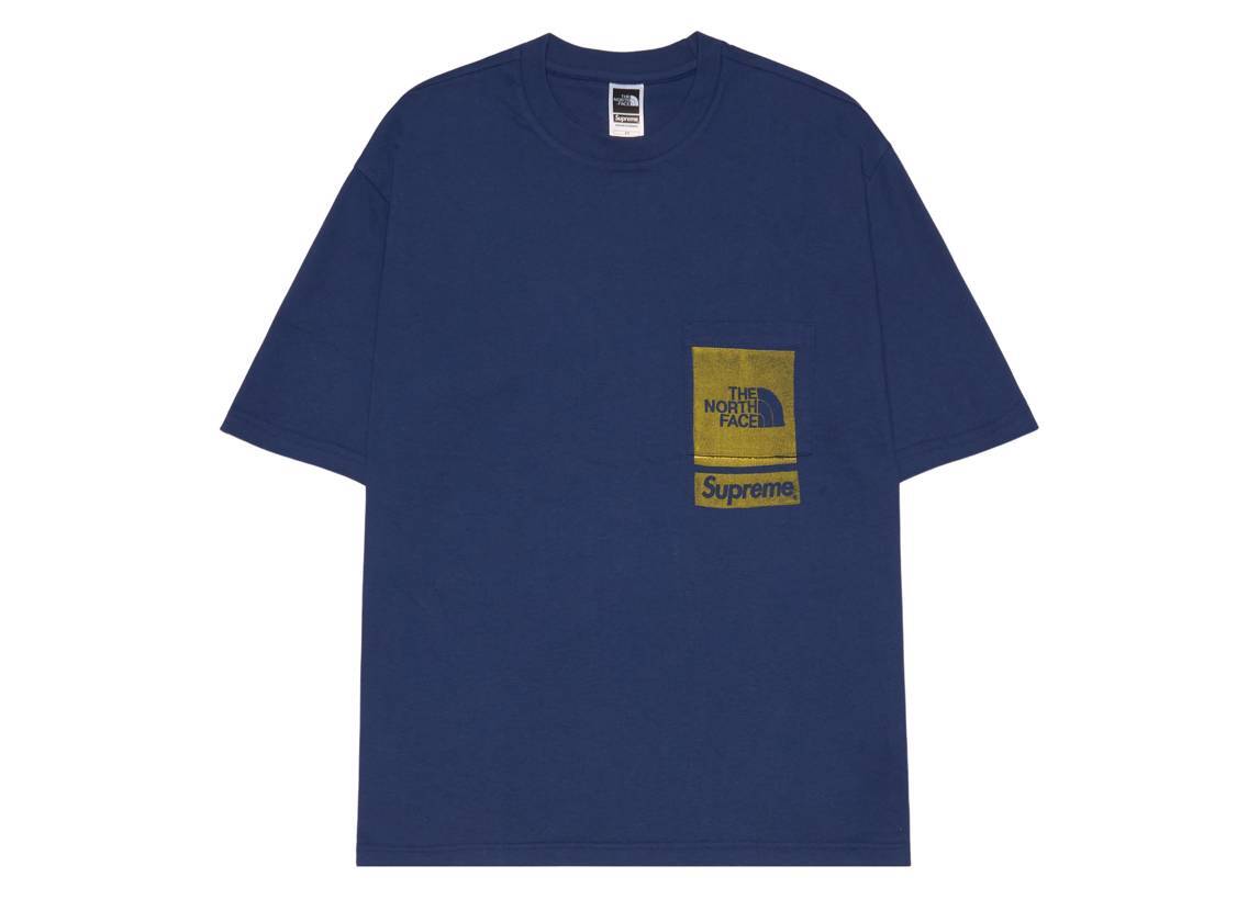 Supreme The North Face Printed Pocket Tee T-shirts Multicolor Size