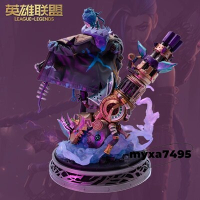 Jinx 1/7 Figure Statue Arcane：League of Legends Model 30.5cm Toy