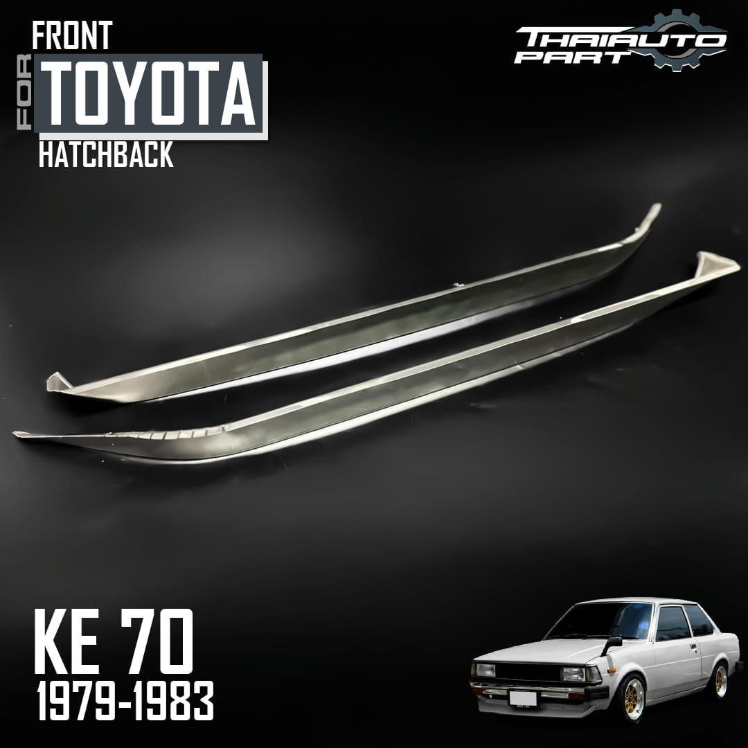 Rain Sun Visor Windshield Guard Chrome For Toyota Corolla KE70 DX
