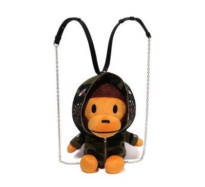 A Bathing Ape 1ST CAMO BABY MILO PLUSH DOLL BACKPACK 2L80-289-006