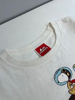 A Bathing Ape Peanuts Snoopy Collaboration T-Shirt White M Cotton