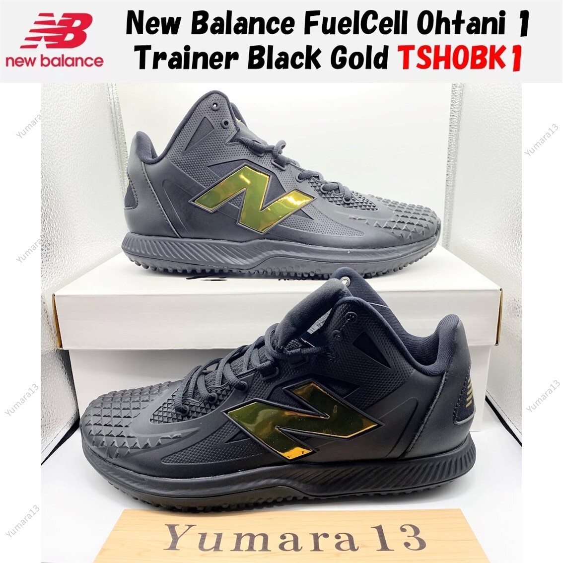 New Balance FuelCell Ohtani 1 Trainer Black Gold TSHOBK1 Men's