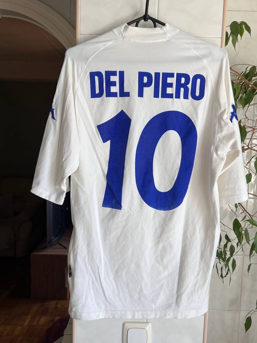 2000 Kappa Italy Home Soccer Jersey Alessandro Del Piero Men XL | eBay