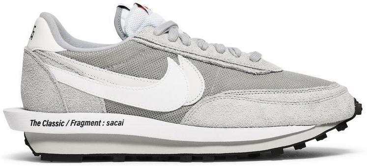 Nike LDV Waffle x Fragment Design x Sacai Gray for Sale