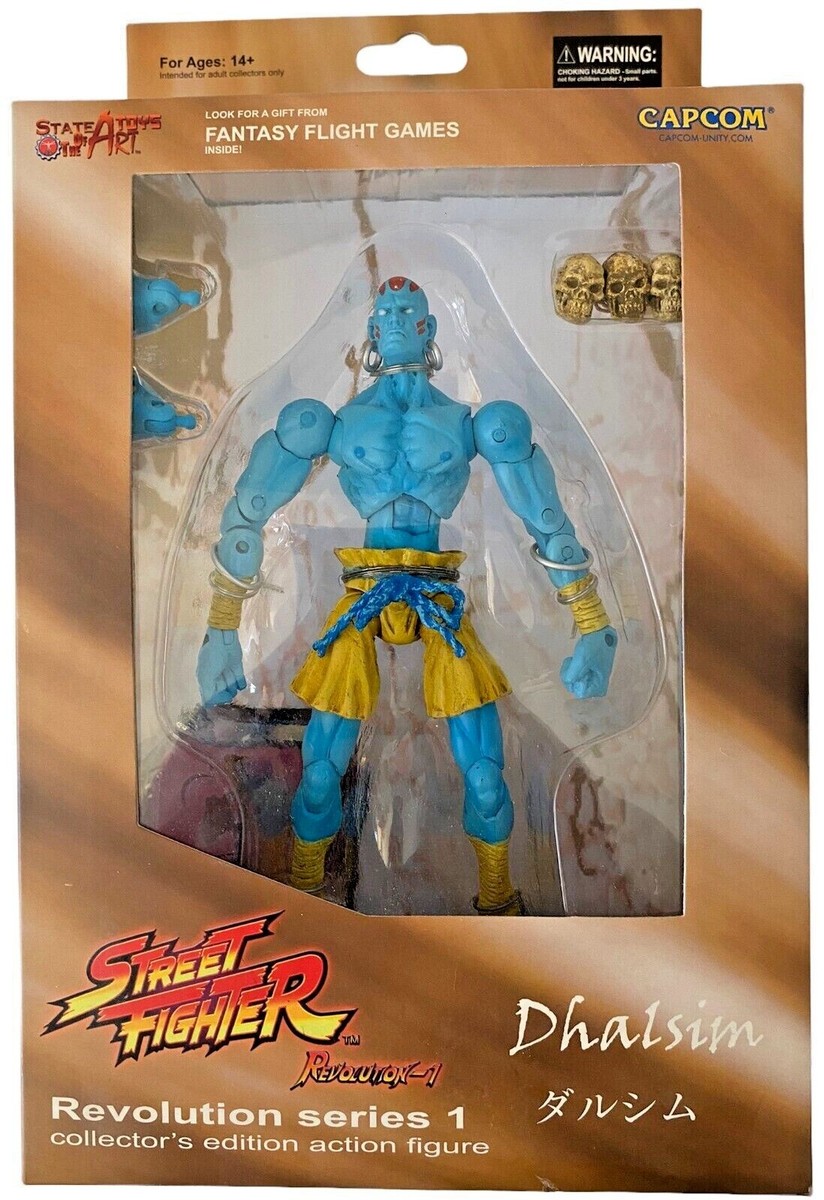 SOTA Street Fighter Revolution 1 Dhalsim Action Figure Blue