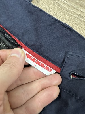 Men's prada sport goretex trousers Pants Navy Blue W38 Rare