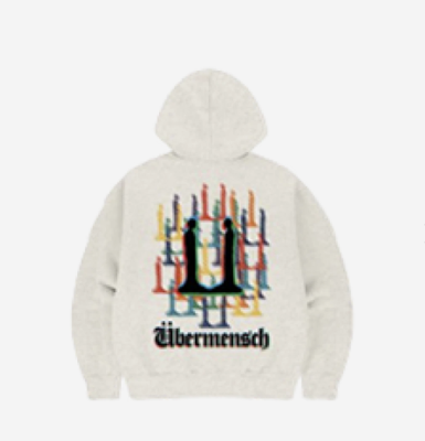 G-DRAGON Ubermensch Hoodie Zip-Up, Oatmeal (100% Authentic) | eBay