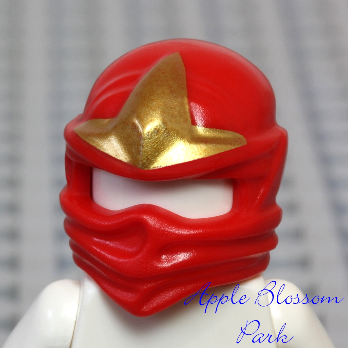 NEW Lego Ninjago Ninja RED HEAD-WRAP - ZX Kai Minifig Helmet Hood