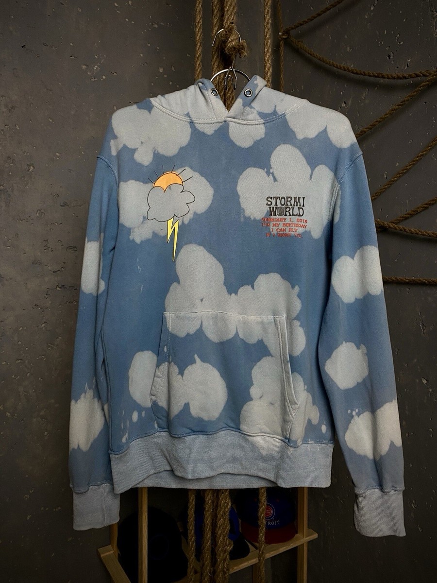 Stormiworld 2019 Travis Scott Wish you were here Hoodie Sky Blue