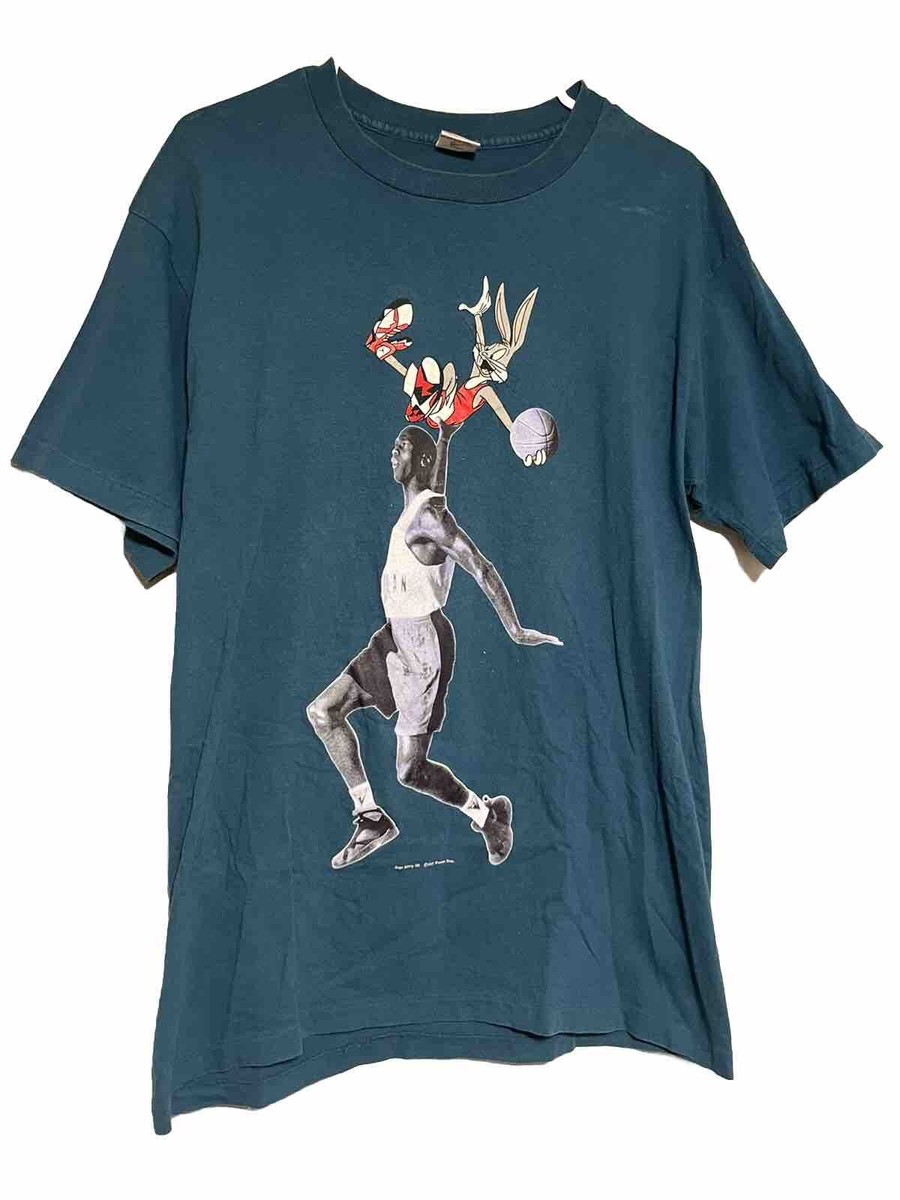 Vintage Hare Jordan Michael Jordan and Bugs Bunny Nike Shirt Size