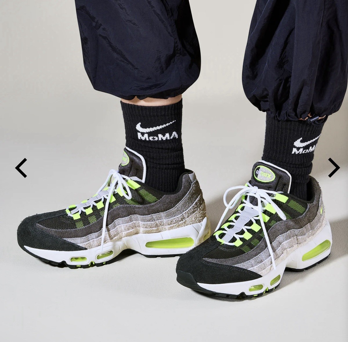 Size 7 - MoMA Exclusive Air Max 95 Neon Black | eBay
