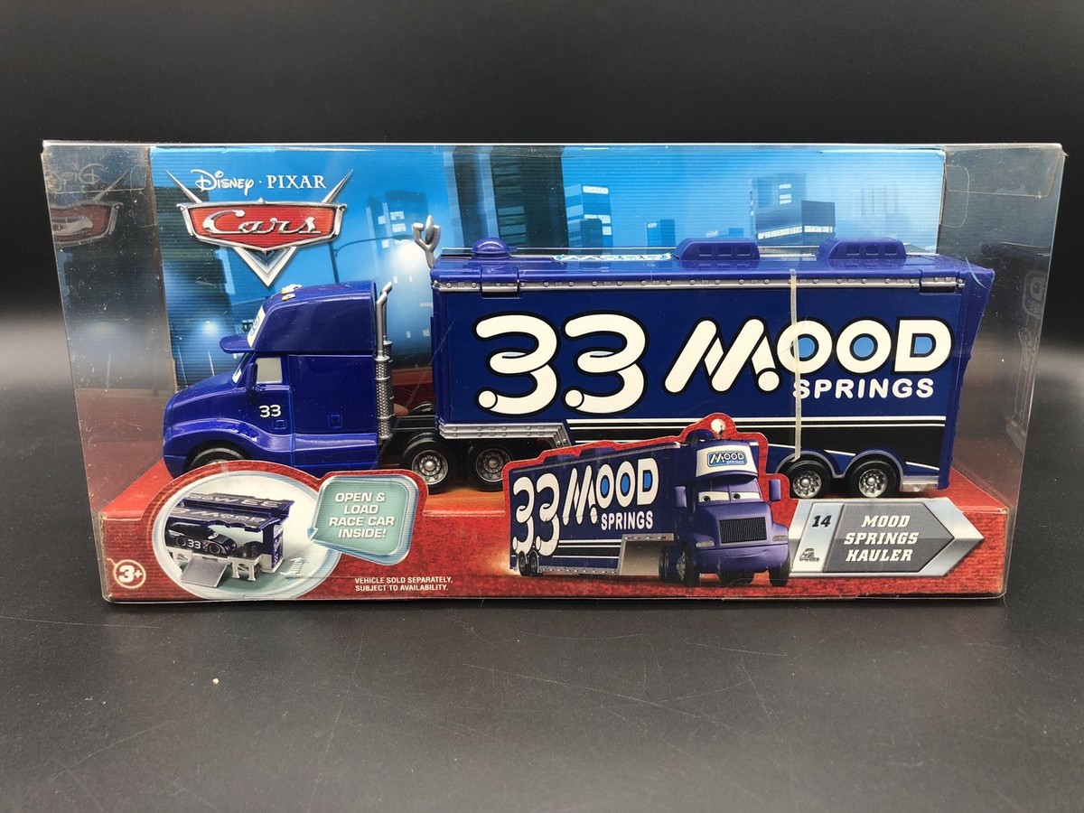 Disney Pixar Cars Mood Springs Hauler Semi Cab Trailer Chuck