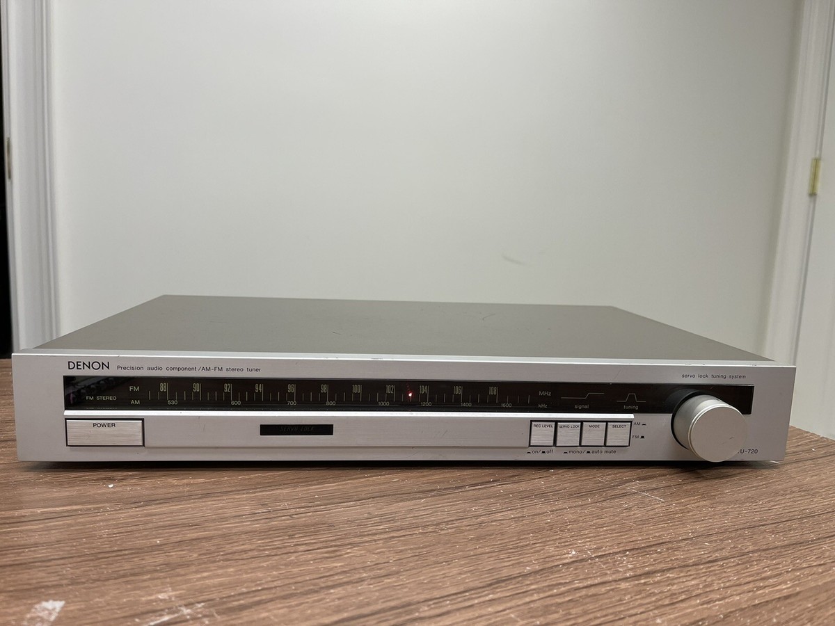 Denon TU-720 AM-FM Tuner - Precision Audio Component - Servo Lock