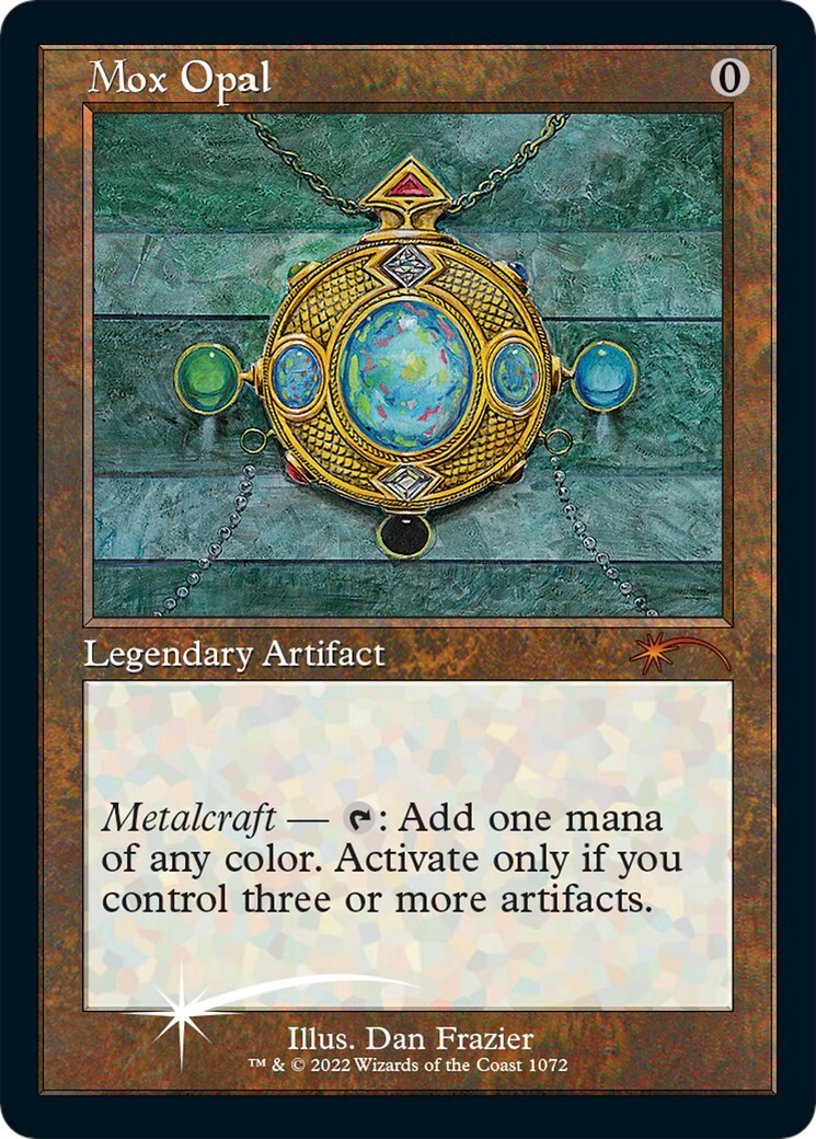 Mox Opal (Retro Frame) (Foil Etched) Secret Lair Drop Foil for