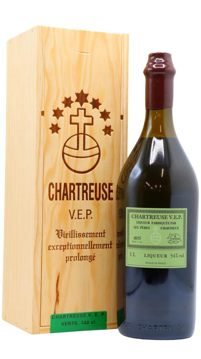 Chartreuse - Green VEP Herbal 2023 Liqueur 100cl 54% ABV (1 Litre