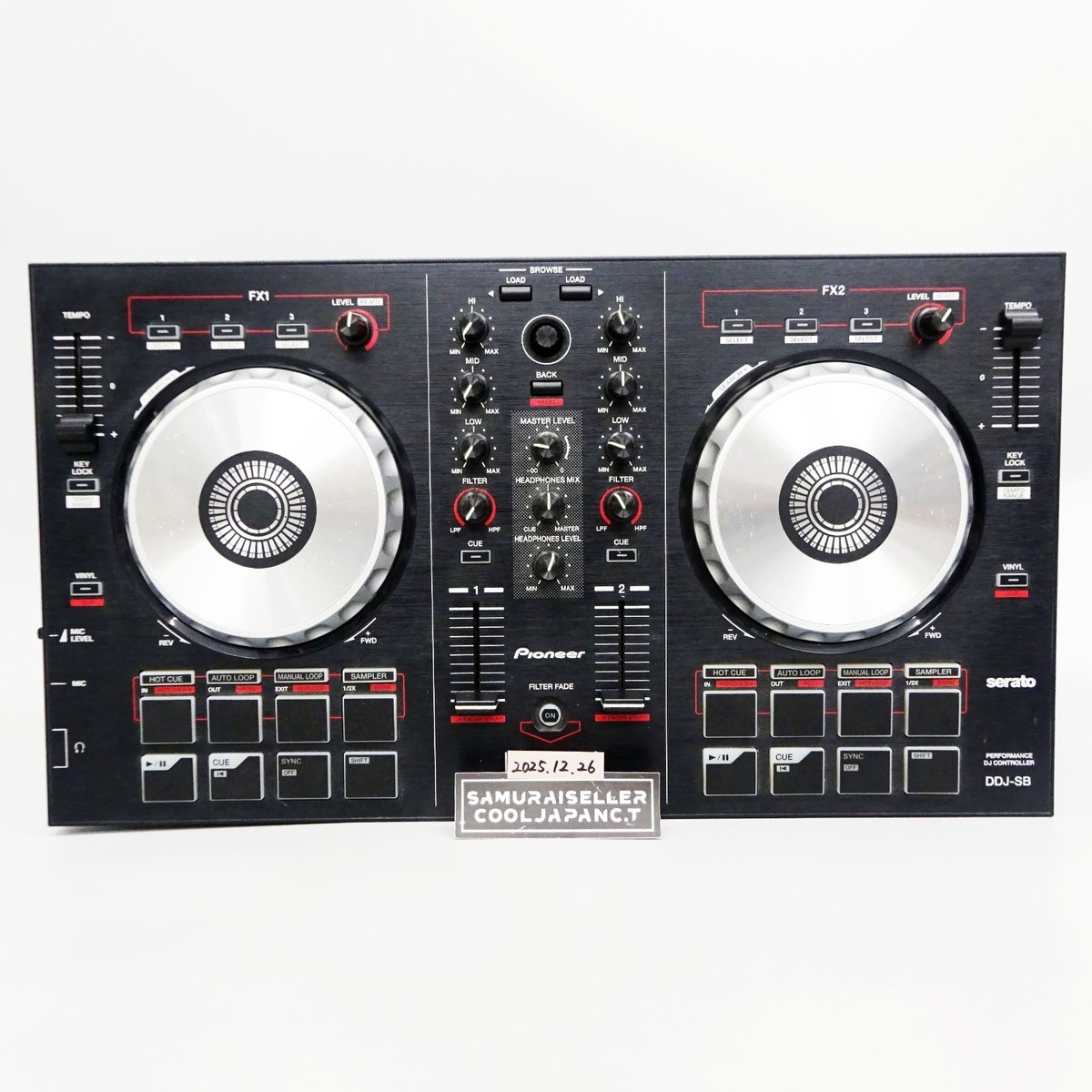 Pioneer DJ DDJ-SB Black Serato DJ Controller from Japan Used | eBay