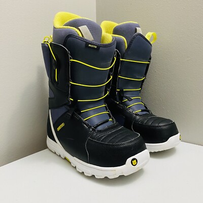 BURTON Moto Imprint 1 Men's Snowboard Boots Black/Neon Green/White