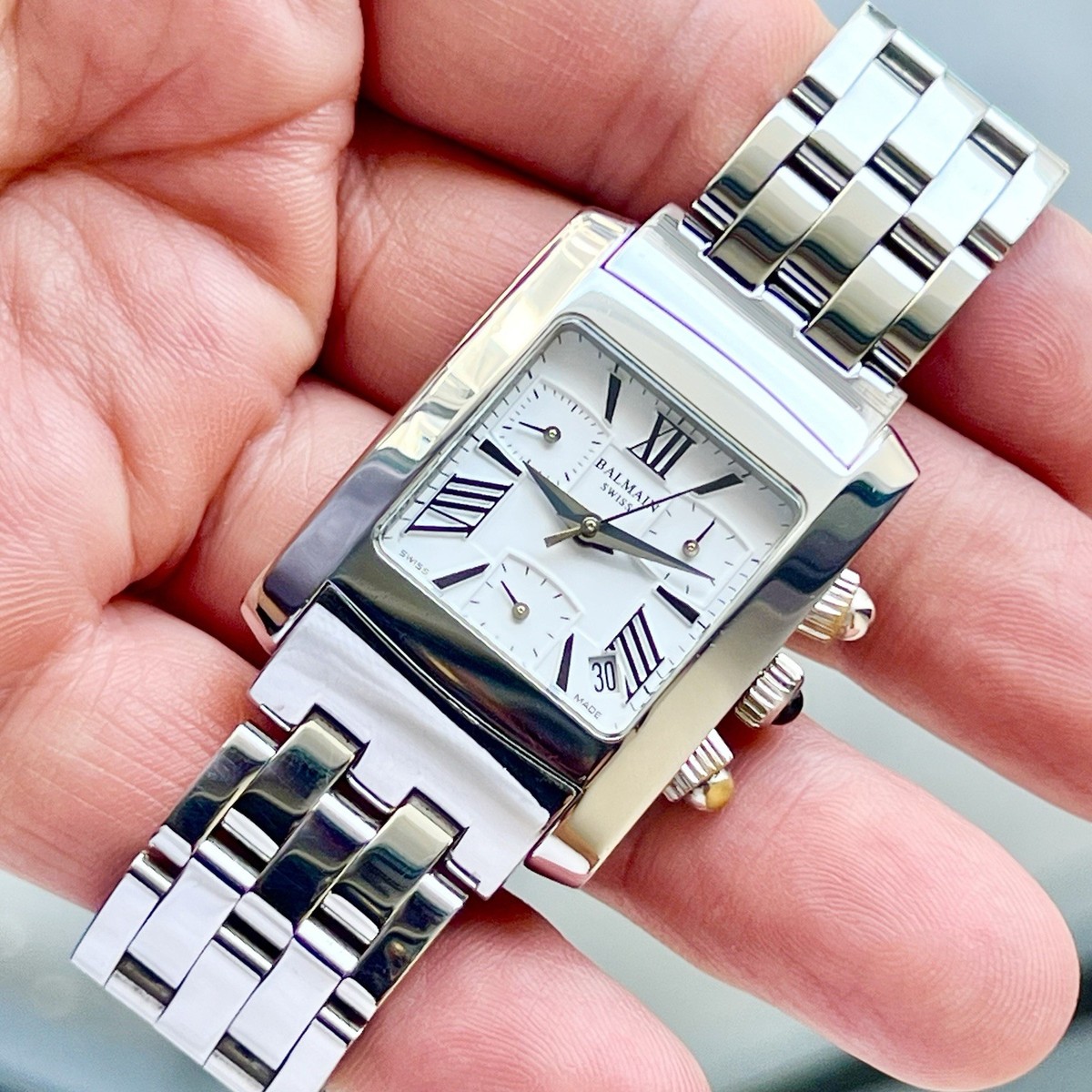 Pierre BALMAIN 5951 Date Chronograph Stainless Steel Quartz Unisex