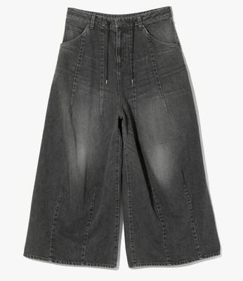 Needles H.D. BUGGY JEAN 12OZ DENIM PANT - Black | eBay