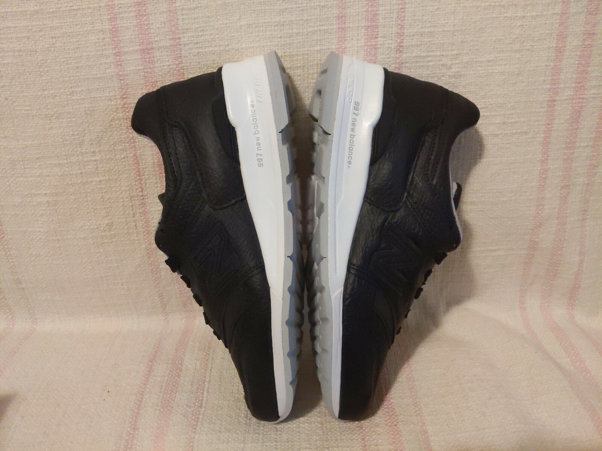 New Balance M997BSO 997 Made in the USA BLACK BISON White Leather