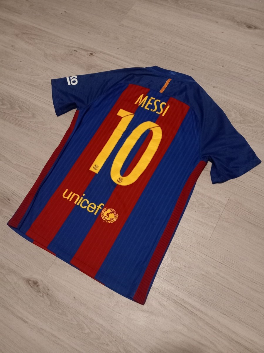 Lionel Messi #10 FC Barcelona 2016/2017 ORIGINAL Nike Rare Soccer