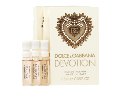D&G DOLCE & GABBANA DEVOTION EDP 1.5ml .05fl oz x 3 PERFUME SPRAY