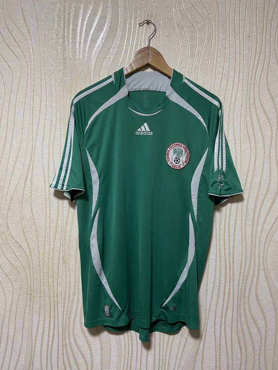 NIGERIA 2006 2007 HOME FOOTBALL SHIRT SOCCER JERSEY ADIDAS 088340