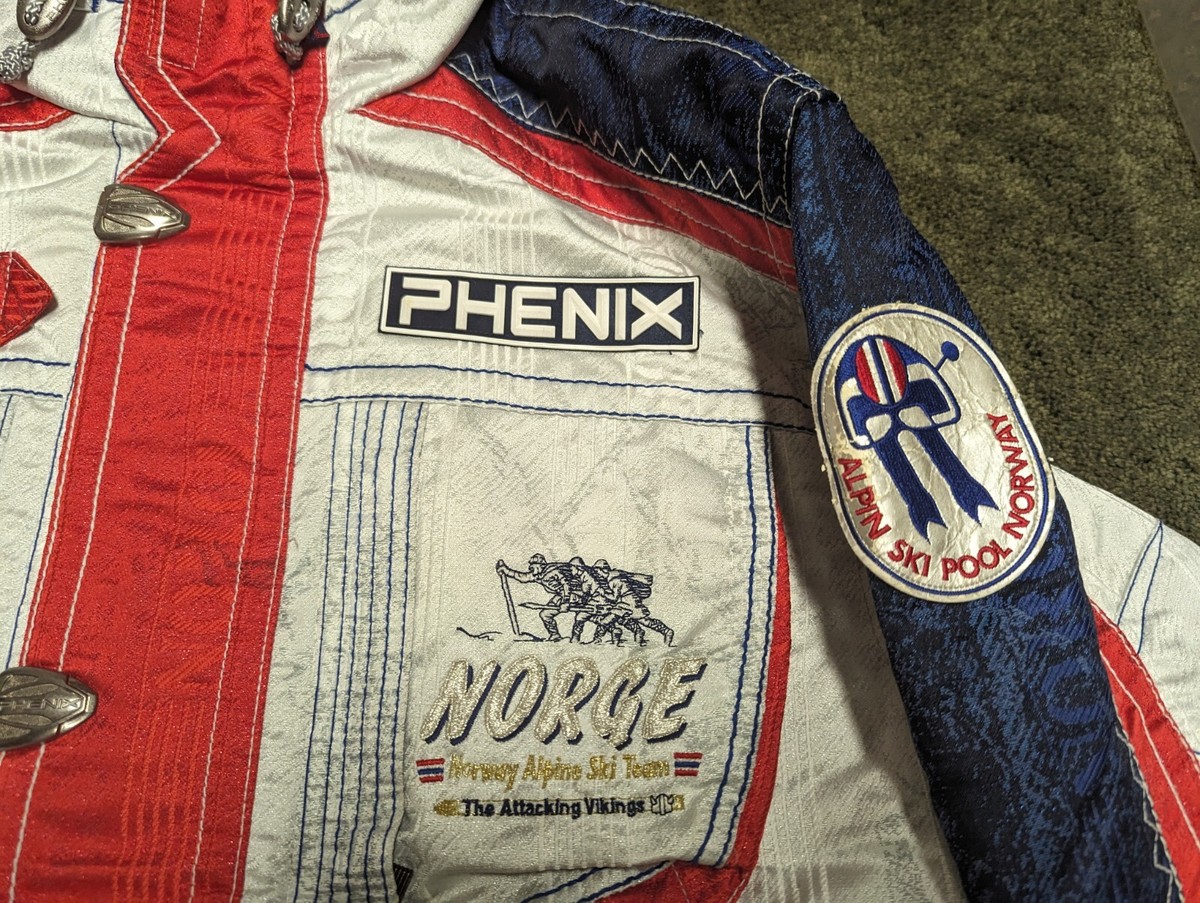 Vintage Phenix Norge Official Norwegian Alpine Ski Team Jacket