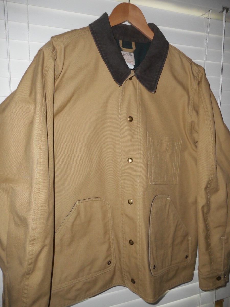 Filson Dry Tin Klondike Jacket (Lined) Style #721 Size XL Free