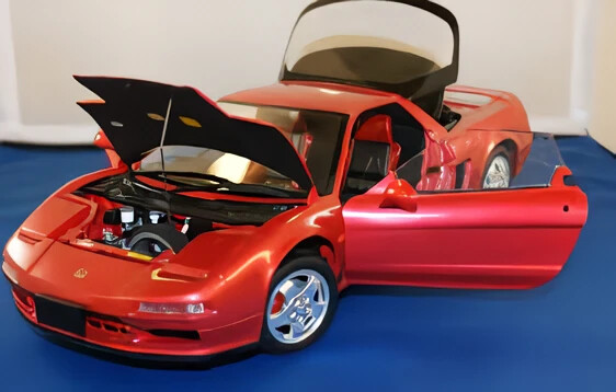 BIG size ROSSO 1/12 model kit Honda NSX R-GEAR Super Realism from