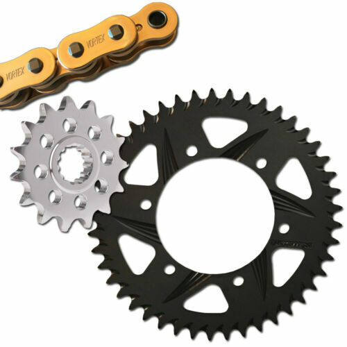 Vortex Kawasaki ZX6R 2007-2018 V3 2.0 Gold Chain Sprocket Kit 15