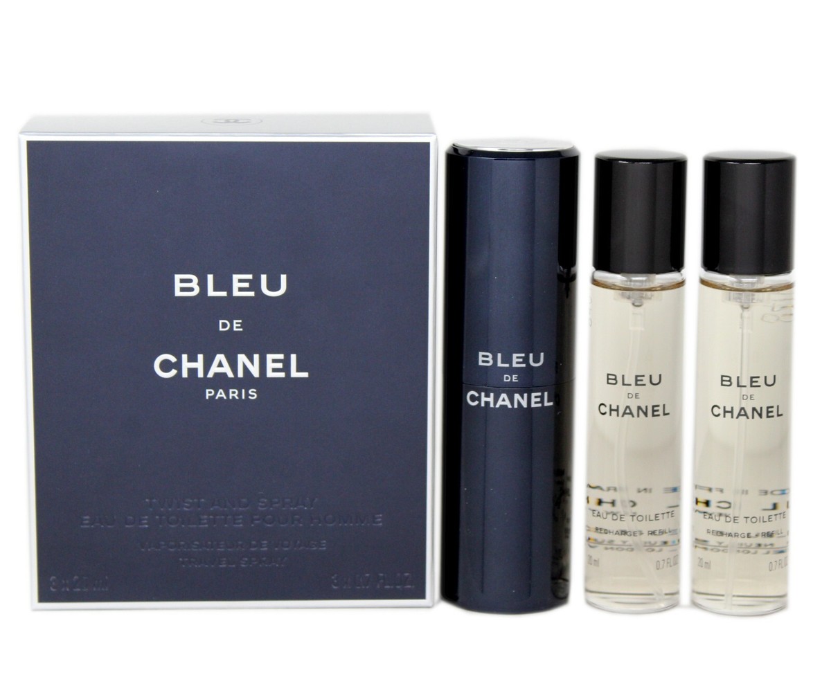CHANEL BLEU DE CHANEL TWIST AND SPRAY EAU DE TOILETTE TRAVEL SPRAY