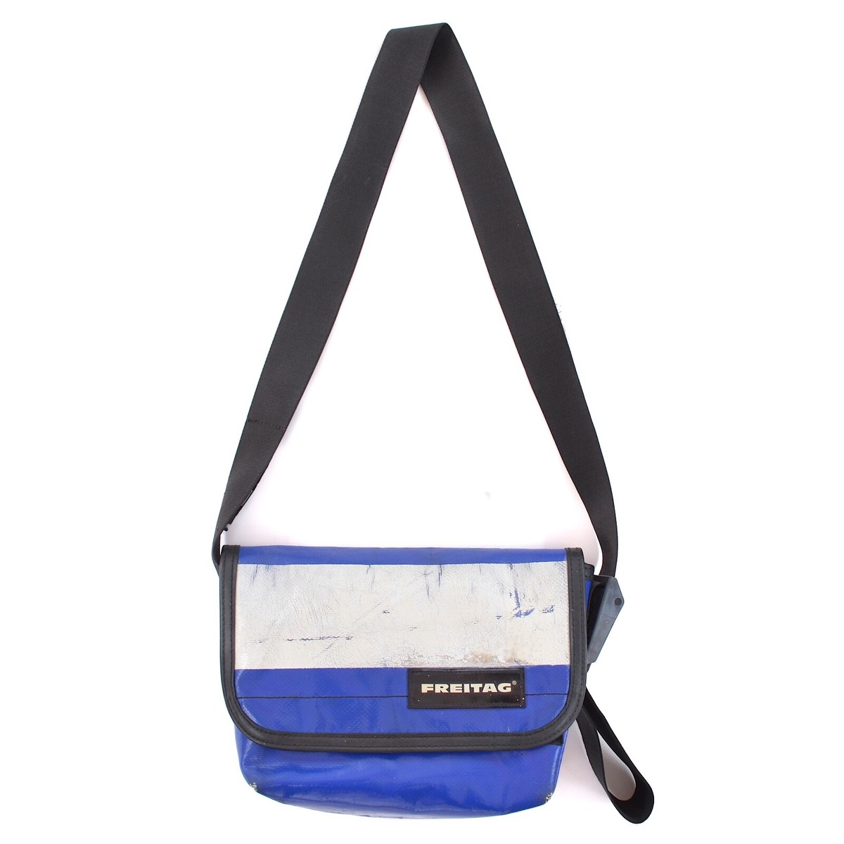 Freitag Blue White Crossbody Small Messenger Shoulder Bag | eBay