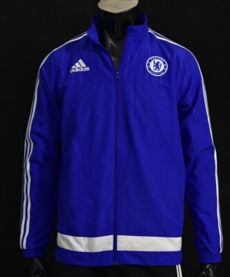 The Blues 2015-16 adidas Chelsea FC Away Zip JACKET youth XL. boys